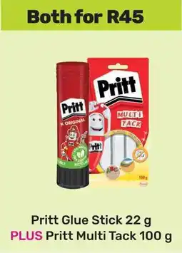 Game Pritt Glue Stick PLUS Pritt Multi Tack offer