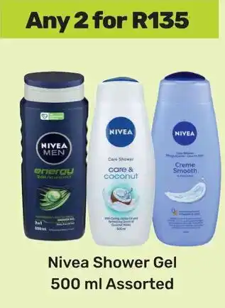 Game Nivea Shower Gel Assorted offer