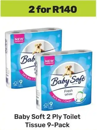 Game Baby Soft 2 Ply Toilet Tissue offer