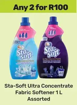 Game Sta-Soft Ultra Concentrate Fabric Softener Assorted offer