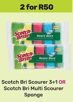 Game Scotch Bri Scourer 3+1 OR Scotch Bri Multi Scourer Sponge offer