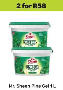 Game Mr. Sheen Pine Gel offer