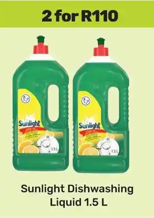 Game Sunlight Dishwashing Liquid offer