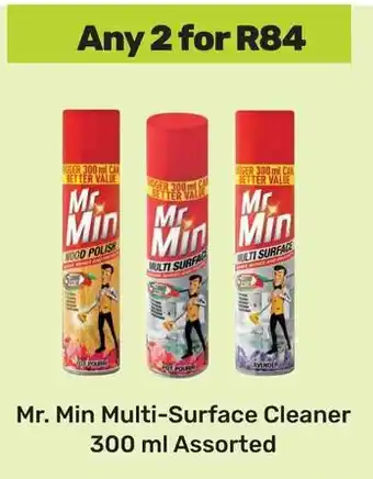 Game Mr. Min Multi-Surface Cleaner Assorted offer