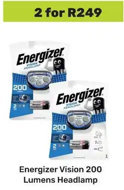 Game Energizer Vision 200 Lumens Headlamp offer