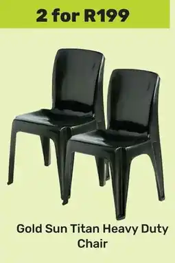 Game Gold Sun Titan Heavy Duty Chair offer