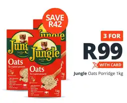 Checkers Jungle Oats Porridge offer