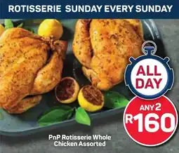 Pick n Pay PnP Rotisserie Whole Chicken Assorted offer