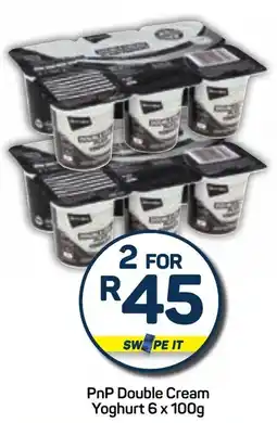Pick n Pay PnP Double Cream Yoghurt offer