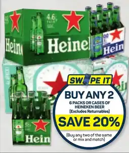 Pick n Pay Heineken Beer offer