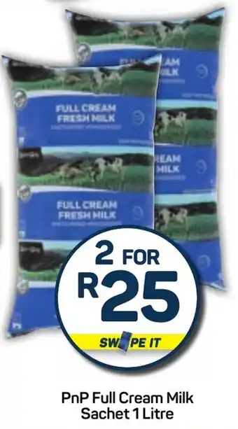 Pick n Pay PnP Full Cream Milk Sachet offer