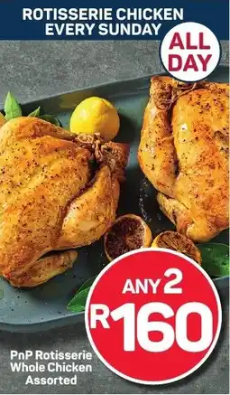 Pick n Pay PnP Rotisserie Whole Chicken Assorted offer