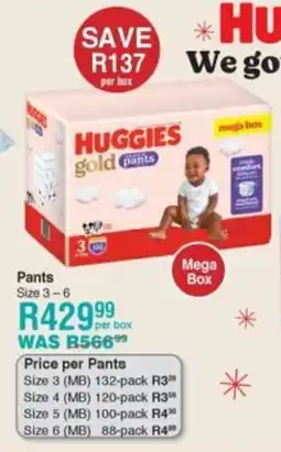 Baby City Huggies Pants offer