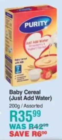 Baby City Purity Baby Cereal offer