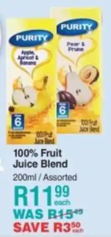 Baby City Purity 100% Fruit Juice Blend Assorted offer