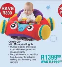 Baby City Playgro Comfy Car with Music and Lights offer