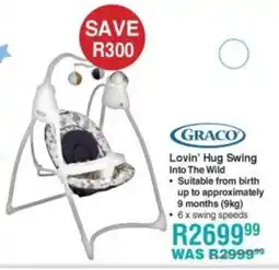 Baby City Graco Lovin' Hug Swing Into The Wild offer