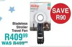 Baby City Noby Bladeless Stroller Travel Fan offer