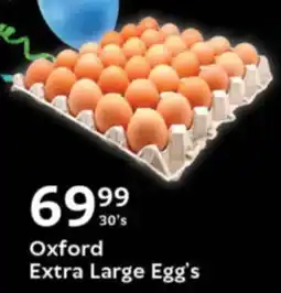 Oxford Freshmarket Oxford Extra Large Egg's offer