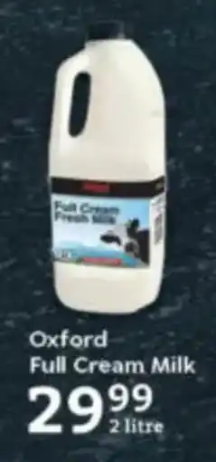 Oxford Freshmarket Oxford Full Cream Milk offer