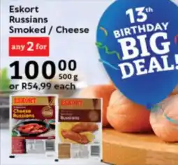 Oxford Freshmarket Eskort Russians Smoked/Cheese offer