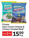 Oxford Freshmarket Frimax Stars Cream Cheese & Chives/Smoked Beef offer