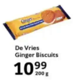Oxford Freshmarket De Vries Ginger Biscuits offer
