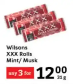 Oxford Freshmarket Wilsons XXX Rolls Mint/Musk offer