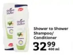 Oxford Freshmarket Shower to Shower Shampoo/ Conditioner offer
