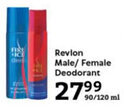 Oxford Freshmarket Revlon Male/Female Deodorant offer