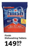 Oxford Freshmarket Finish Dishwashing Tablets offer