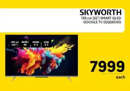 Makro SKYWORTH 139 cm (55") Smart QLED Google TV offer