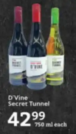 Oxford Freshmarket D'Vine Secret Tunnel offer