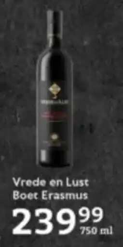 Oxford Freshmarket Vrede en Lust Boet Erasmus offer