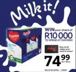 Oxford Freshmarket Creamline Full Cream Milk offer