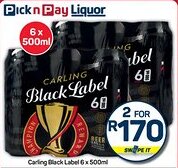 Pick n Pay Carling Black Label offer