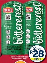 Pick n Pay Sasko Premium Slices Brown Bread offer