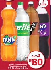 Pick n Pay Fanta, Sprite or Stoney Ginger Beer Carbonated Soft Drink Assorted offer