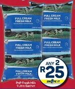 Pick n Pay PnP Fresh Milk Sachet offer