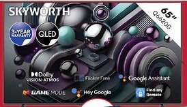 Pick n Pay SKYWORTH 65" (165cm) QLED UHD Google TV offer