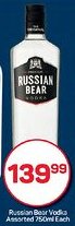 Pick n Pay Russian Bear Vodka Assorted offer