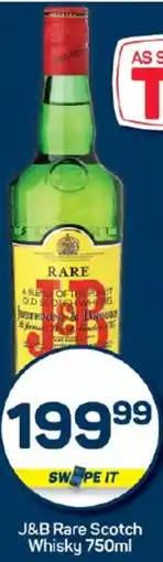 Pick n Pay J&B Rare Scotch Whisky offer