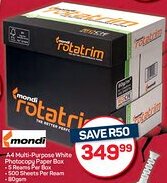 Pick n Pay Mondi A4 Multi-Purpose White Photocopy Paper Box offer