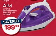 Pick n Pay AIM Ceramic Soleplate Steam and Spray Iron offer