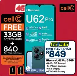 Pick n Pay Hisense U62 Pro 32GB offer