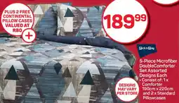 Pick n Pay Pick n Pay Microfiber DoubleComforter Set offer