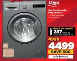 HiFi Corp Univa Front Loader Grey UFL601 offer