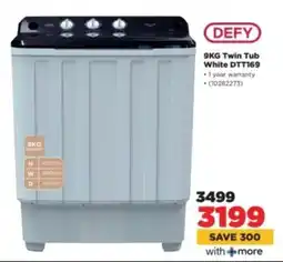 HiFi Corp DEFY Twin Tub White DTT169 offer