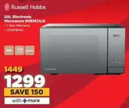 HiFi Corp Russell Hobbs Electronic Microwave RHEM21LB offer