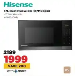HiFi Corp Hisense Elect Mwave Blk H37MOBS5X offer